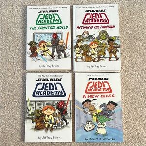 Star Wars Jedi Academy by Jeffrey Brown 4 Book Set